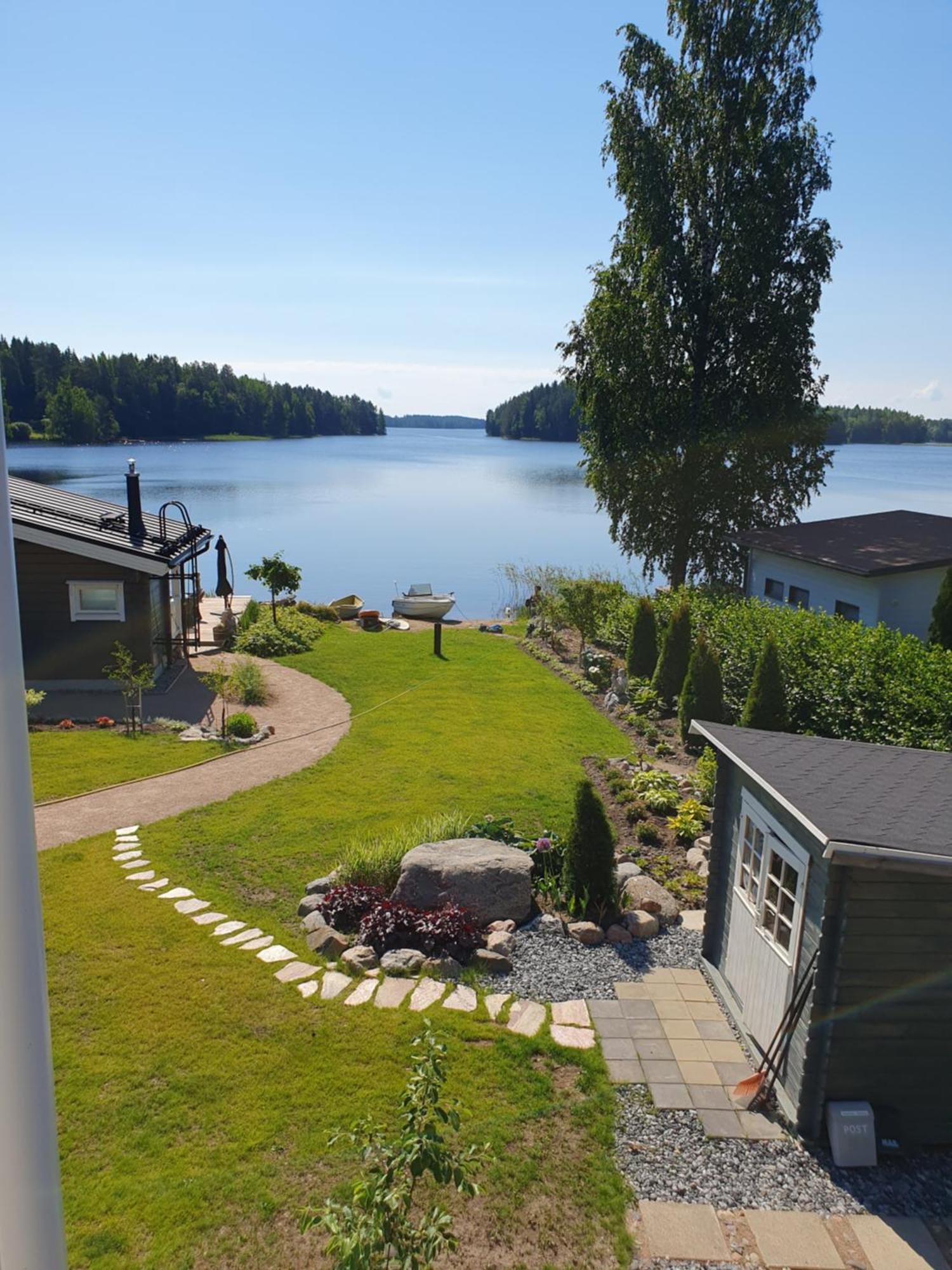 Stunning Log Cabin 45M2 On The Shore Of Kallavesi. Куопио Екстериор снимка